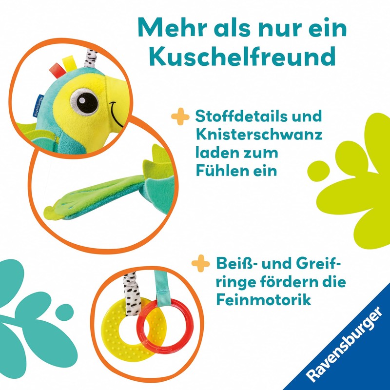 Ravensburger Play+ Baby Activity Tukan, from 0 Months