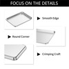 Baking Sheet Set of 5, Bastwe 18 inch Commercial Grade