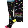 Think Medical Women's 10-14 Mmhg Compression Socks Medium Sweet Nurse