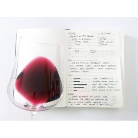 Wine Folly Wine Tasting Journal – Guided Notebook for Wine Notes (B6, 5"x7") | Includes 4-Step Tasting Method, Wine Color Chart, Ribbon Marker – Perfect Wine Gift
