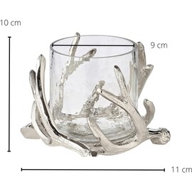 EDZARD Replacement glass for Kingston 0533, 0546 lantern