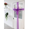 Christmas Concepts® Deep Purple Christmas Fabric Door Bow Decoration -