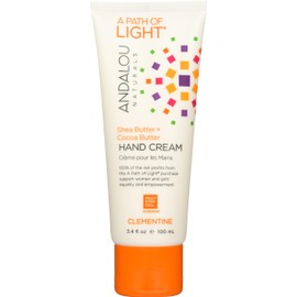 Andalou Naturals Shea Butter + Cocoa Butter Hand Cream Clementine 3.4 oz Pack of 1