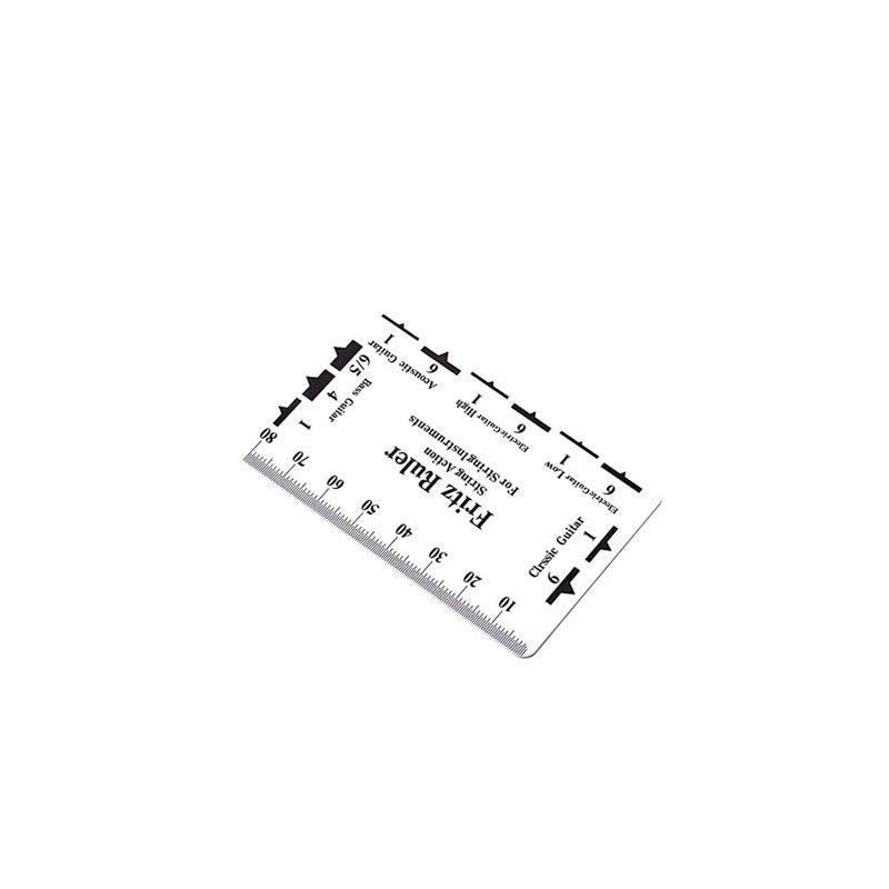 Alnicov Guitar String Action Gauge Ruler String Pitch Ruler Card