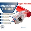 Martelli - Right Handed 60mm Ergonomic Fabric Rotary Cutter for