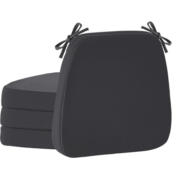 Nobildonna Chair Cushions for Dining,Kitchen,Office, 2'' Thick High-Density Foam Seat