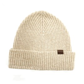 Rich Cotton Wool Beanie (Beige)