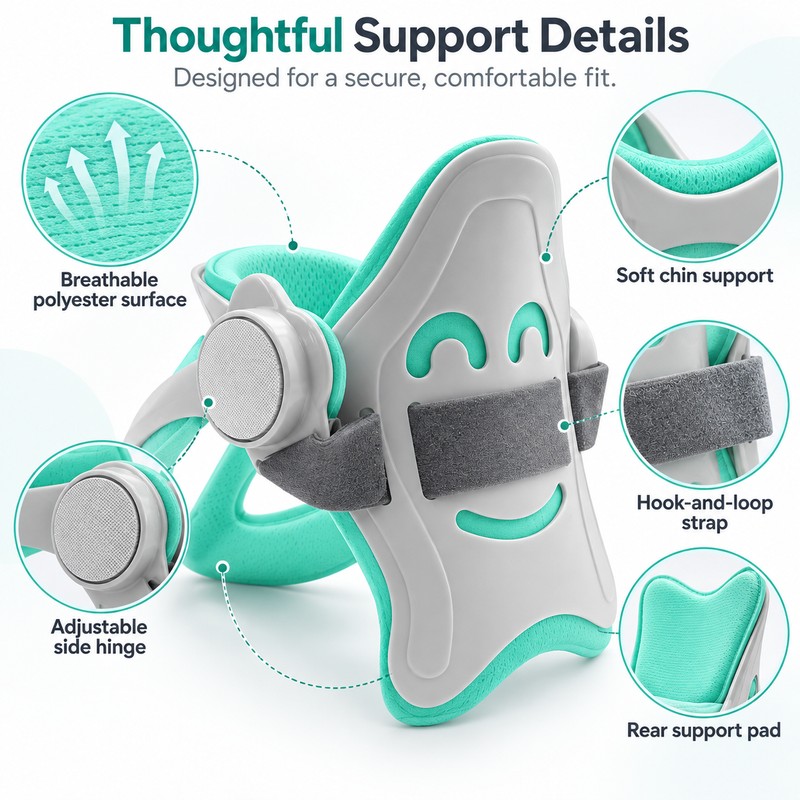 Cervical Neck Support Pillow for Travel and Rest – Breathable