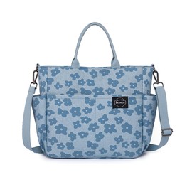 House Yayoi Women's Mini Tote Bag, Lightweight, Large, Simple, Lightweight, Plain, Mama Bag, Cute, Stylish, Zippered, For Work or School Commutes, Travel, Durable, Storage Capacity, Convenient, Nylon,