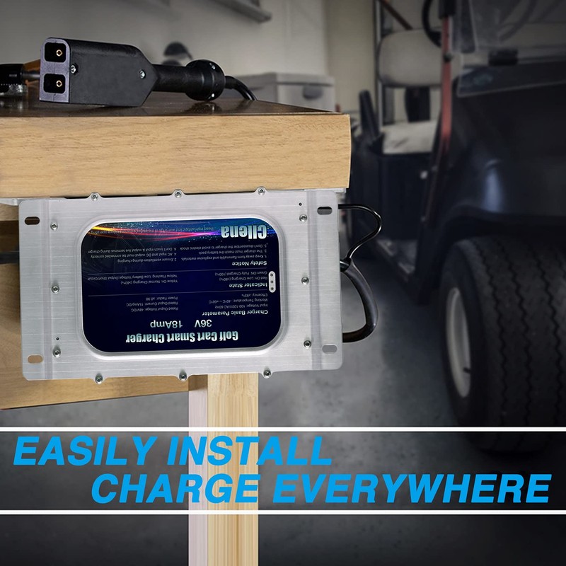 Cllena Waterproof 20 AMP EZGO TXT Battery Charger for 36