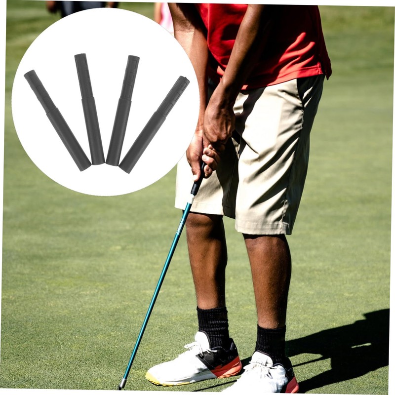 Kisangel 4pcs Carbon Fiber Golf Club Extension Rods Easy Install