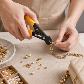 Jewelry Chain Pliers for Necklace & Bracelet Making – Precision Manual Tool for Easy Chain Opening and Installation
