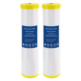 H&G Lifestyles 4.5 x 20 2pcs Deionizatioin Filter Cartridges,Water Deionizer for Car Washing, Spotless Water System DI Mixed Bed Resin Refill Replacement 0 TDS 500 Gallons