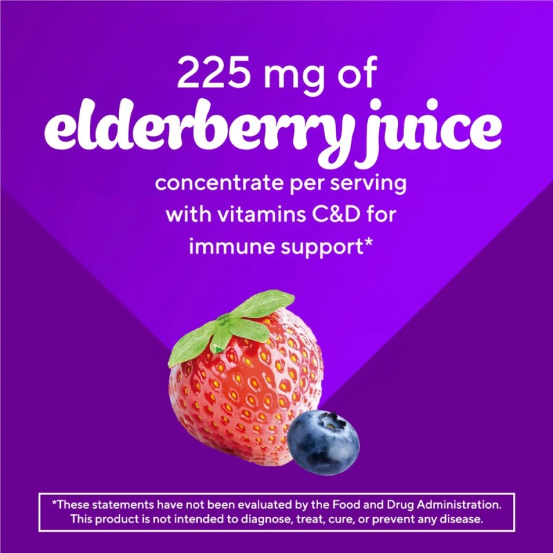 Gomitas Vitafusion De Saúco, 90 Unidades, Con Vitaminas C Y