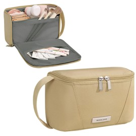 BEENLOVE Makeup Pouch, Makeup Pouch, Multi-functional, Large Capacity, Storage Pouch, Wide Mouth, Soft, Cute, Travel, Business Trips, Wash Bag, Makeup Brush Storage, Travel Accessories, Storage Bag