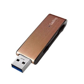 I-O DATA USB 3.0/2.0対応 超高速転送USBメモリー ゴールド 64GB TB-3X64G/G