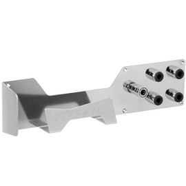 FIXFANS Pressure Washer Gun Holder, Power Washer Snow Foam Lance Holder Tool Organizer, Wall Mounted Nozzle Tips and Foam Cannon Kit Storage Rack of Car Wash Accessories, 1/4" Quick Connect