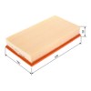 Bosch S3699 Car Air Filter - Cleans Intake Air From