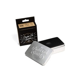 Pocket Tin Speaker, USB Rechargeable Portable Speaker, Silver - Luckies of London