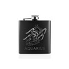 Onebttl Zodiac Theme Gifts Stainless Steel Hip Flask 6oz, Birthday