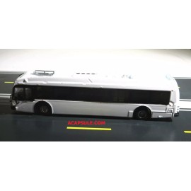 Iconic Replicas White (Blank) 1/87 Scale Proterra ZX5 Electric Transit Bus Diecast Model