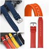 21mm FKM Rubber Band For Tissot Seastar 1000 Powermatic 80