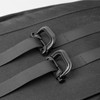 6 Pcs D Shape Plastic Carabiner Hook Black Molle Carabiner