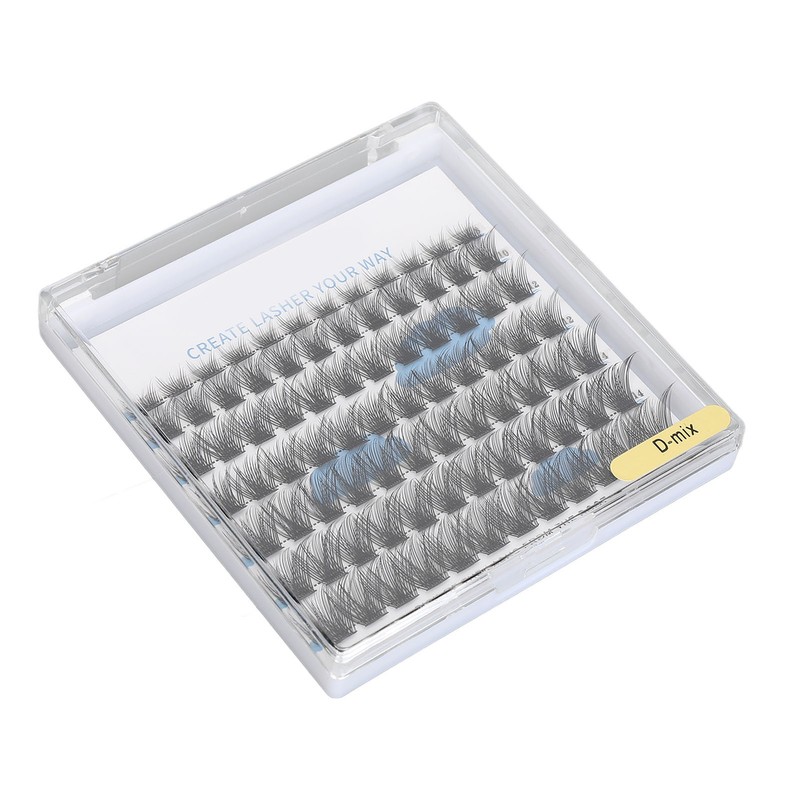 84 Clusters Individual Eyelash Extensions 8/10/12/14/16mm D Curl Fluffy Eyelash