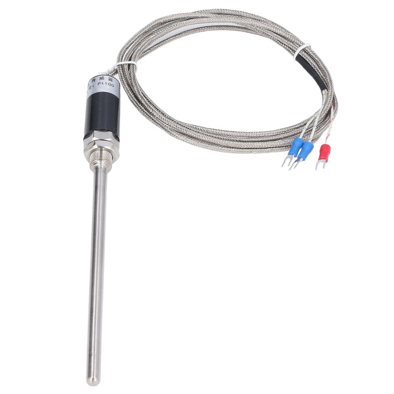 Temperature Sensor Waterproof Pt100 Thermistor Temp Probe for Measurement WZPT‑10