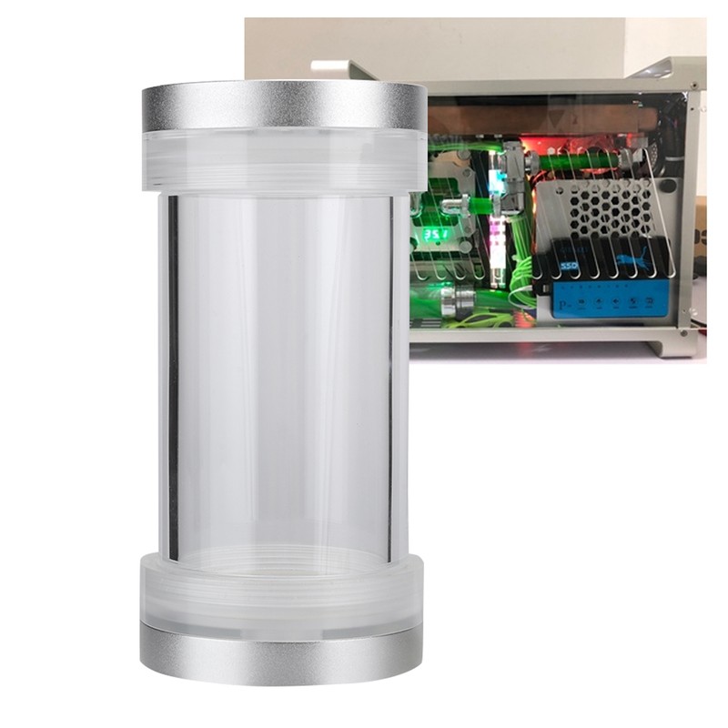Cooling Accessory PMMA Aluminum Computer Water Cooled Cylinder Water Tank