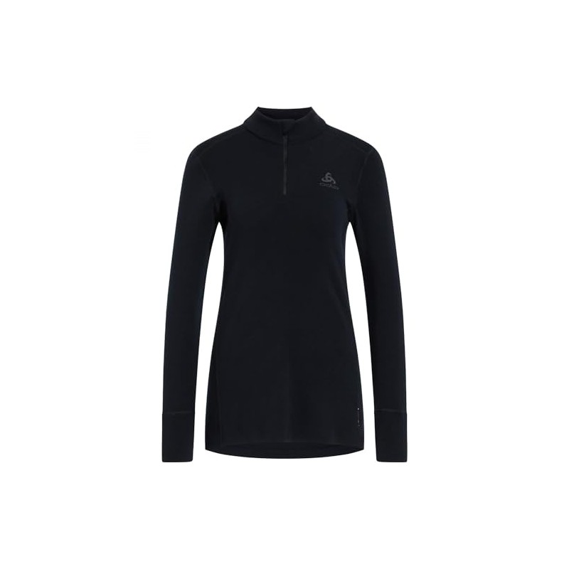 Odlo Donna Maglia funzionale a maniche lunghe con zip MERINO