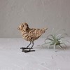 Foreside Home & Garden Natural Wrapped Bird Decorative Figure Seagrass