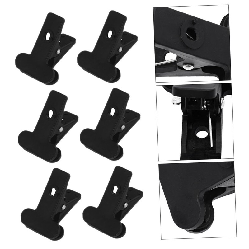 Operitacx 6PCS Heavy Duty Backdrop Spring Clamps for Photography Durable
