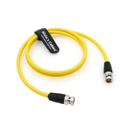 Alvin's Cables 12G BNC-Coaxial-Cable HD SDI BNC Male to Male Original Cable for 4K Video Camera 1M|39.4inches Yellow
