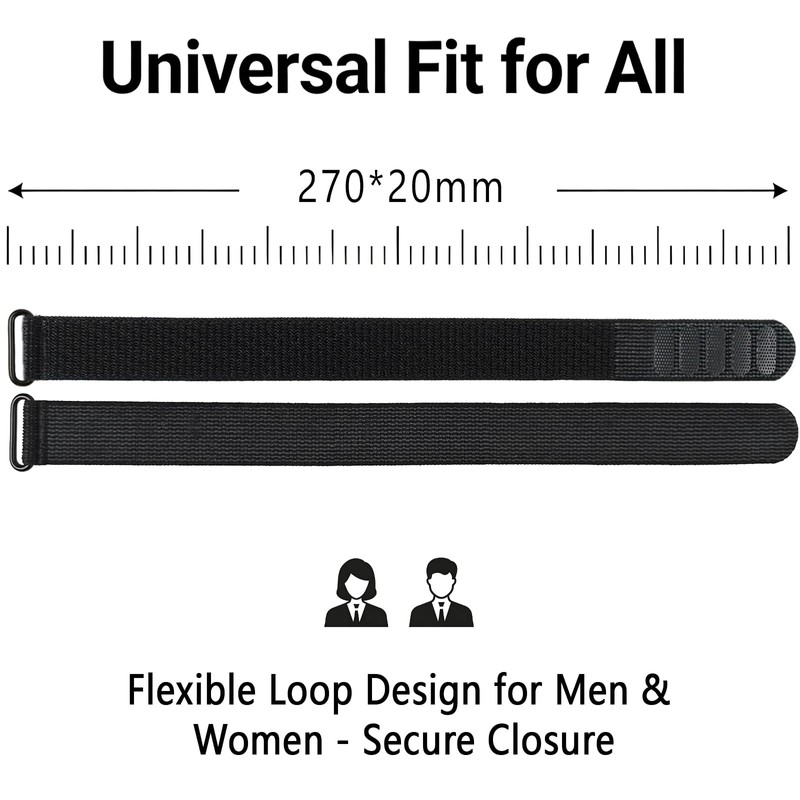 Luxe Louise Nylon Replacement Strap Compatible with Hume Band, Nylon