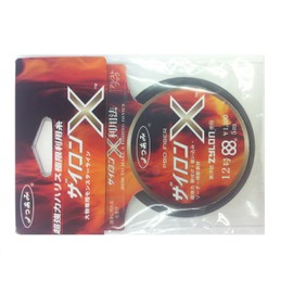 エックスブレイド(X-Braid) ショックリーダー ザイロンX ザイロン 5ｍ 12号 ブラック