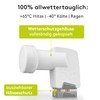 Goobay 67270-GB Twin LNB Weather Protect