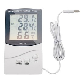 Digitales Innen-Hygrometer, TA318 Digitales Raumthermometer, Innen-Hygrometer, Mini-Temperaturmesser, Luftfeuchtigkeitsmesser für Zuhause, Büro, Luftkomfortanzeige, Hygrometer