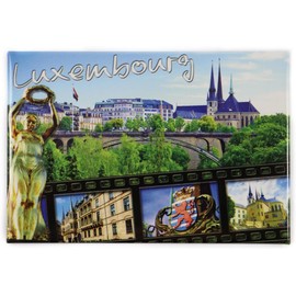 Luxembourg Photo Magnet Germany Luxembourg Palais Pont Adolphe Gelle Fra