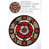 HENSITA Static Window Cling in a Medieval Tudor Rose Design