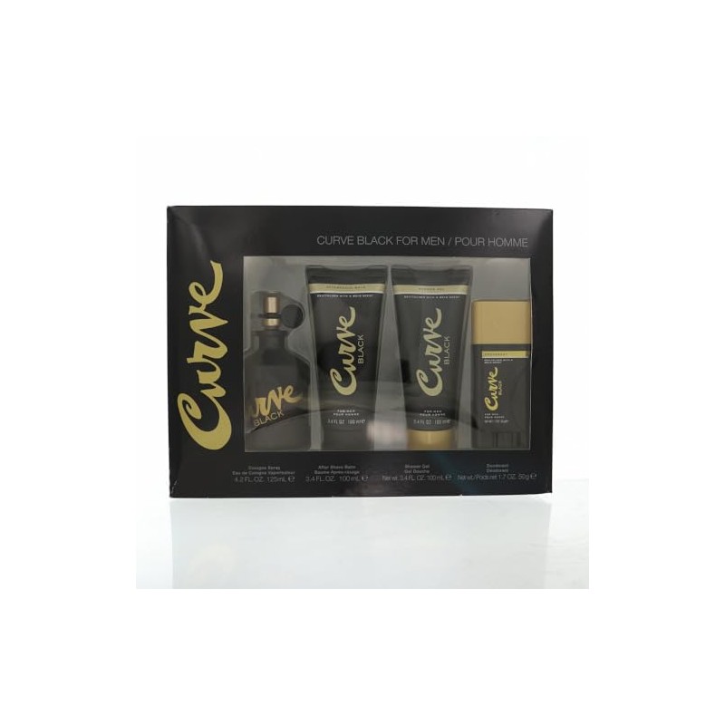 LIZ CLAIBORNE Curve Black For Men - 4 Piece Gift
