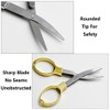 Rose Gold Multifunctional Folding Fishing Scissors 8 Stainless Steel Glasses