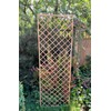 Flat Top Debarked Willow Trellis Panel