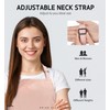 Syntus 2 Pack 100% Cotton Adjustable Bib Apron with 2