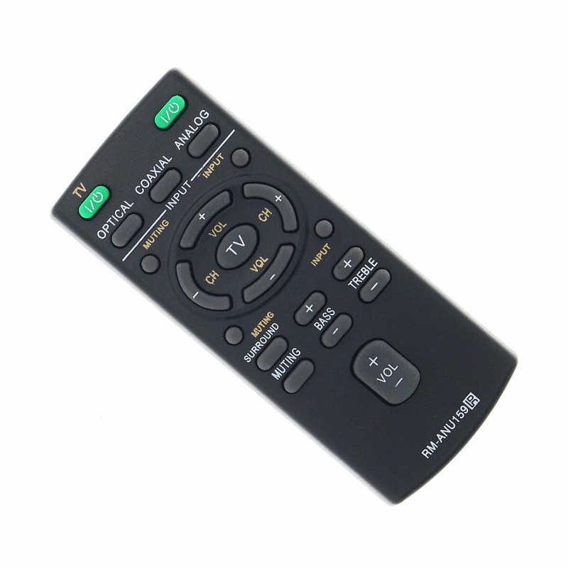 New RM-ANU159 Replacement Remote Compatible with Sony Sound Bar HT-CT60