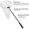RESTCLOUD Insect and Butterfly Net with 12" Ring, 59" Handle,