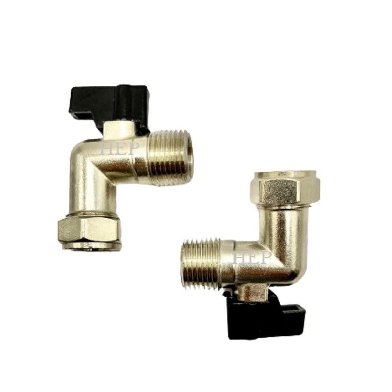 hep® 15mm x 1/2" Elbow Isolation Ball o fix Valves