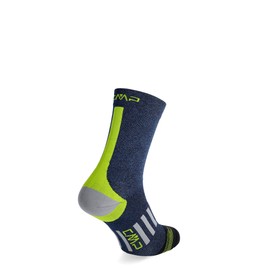 CMP - Calzino da trekking Mid Microlon, B.Blue-Acido, 43/45