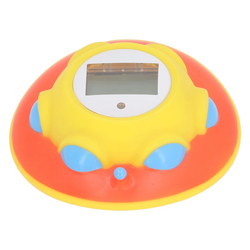 Baby Bath Thermometer Fun Cartoon Flying Disc Waterproof Safety 10℃‑50°C