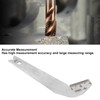 LiebeWH 2Pcs 118 Degree Drill Bit Angle Gauge Drill Bit